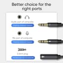 SY-A05 2 in 1 Y-splitter headphone adapter 3.5mm