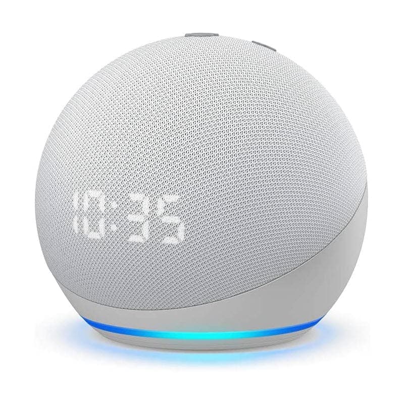 Amazon Echo Dot (4th Gen) Smart Speaker – With Clock