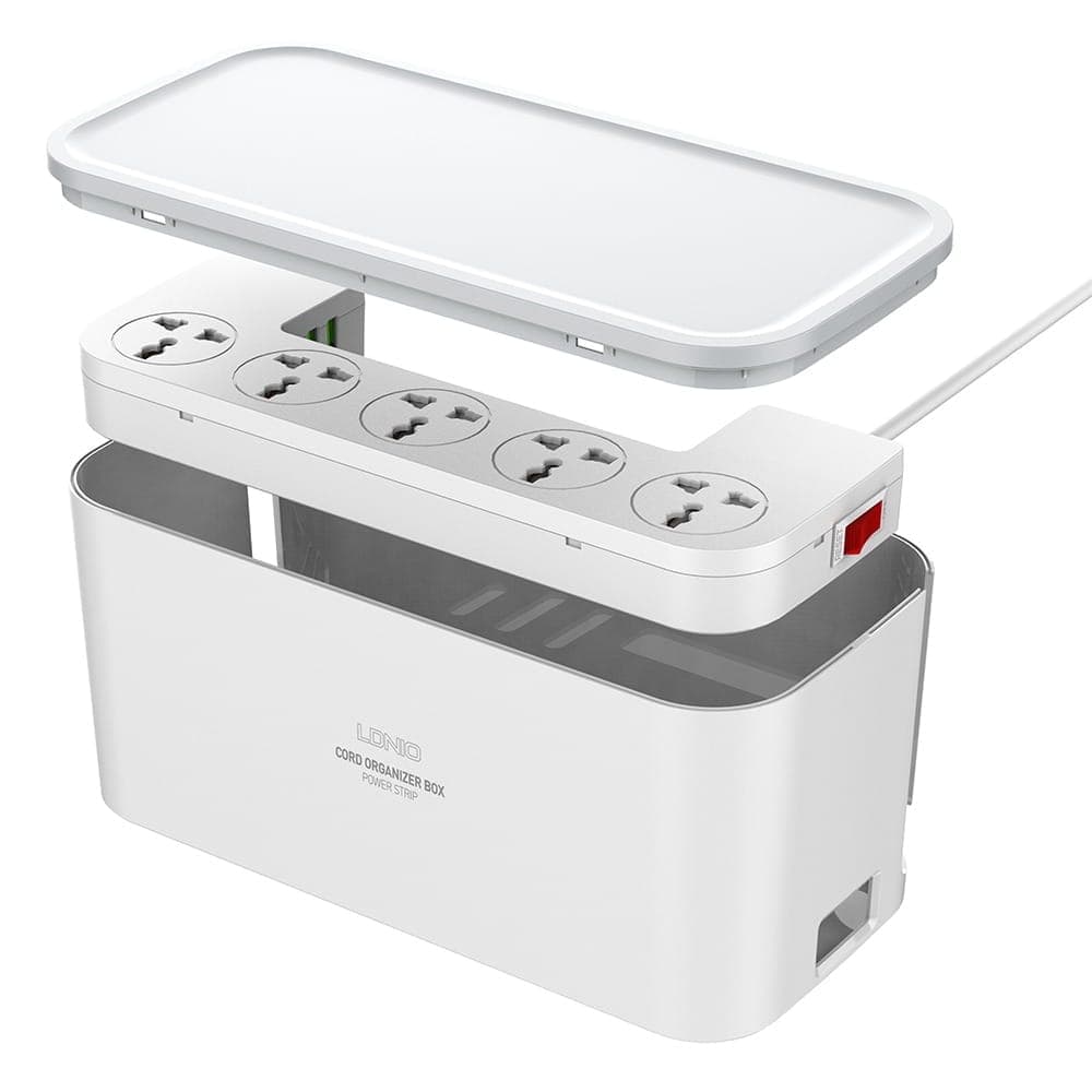 Ldnio SC5309 Power Strip Box 5 Universal Socket with 3 Port
