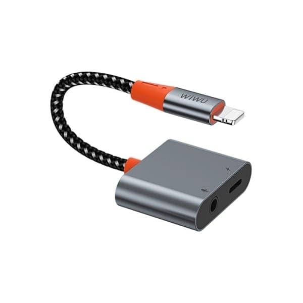 Wiwu LT08 Lightning To Lightning &amp; 3.5mm Audio Converter