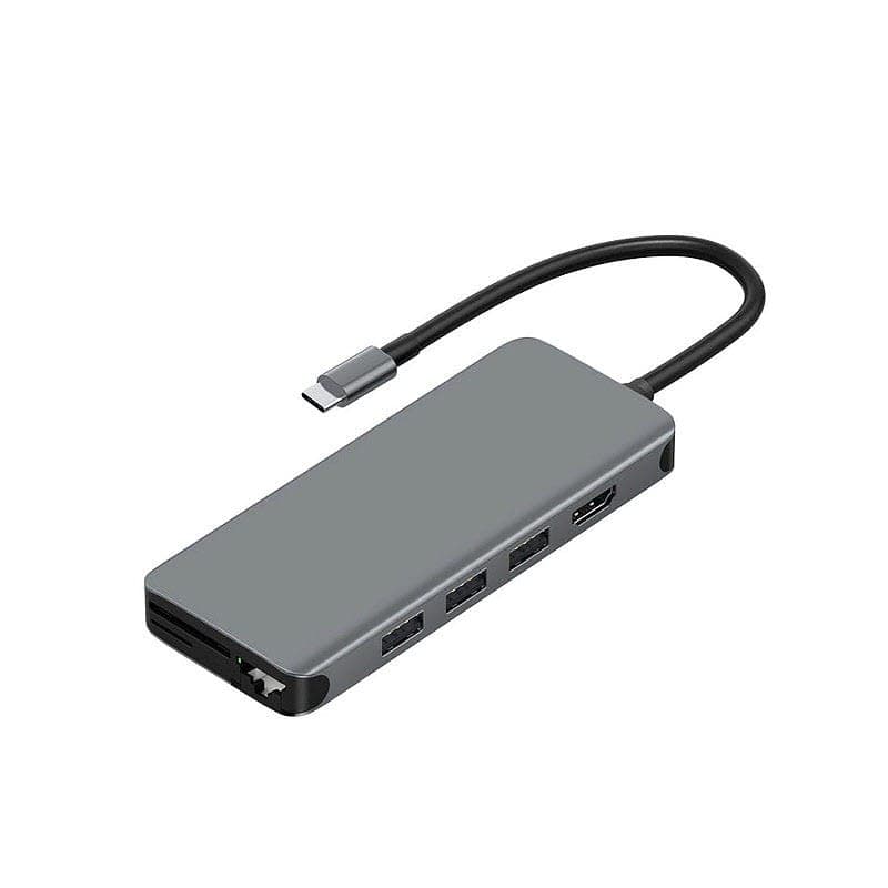 WiWU Alpha 12-In-1 Type C Hub Multiple Function Adapter