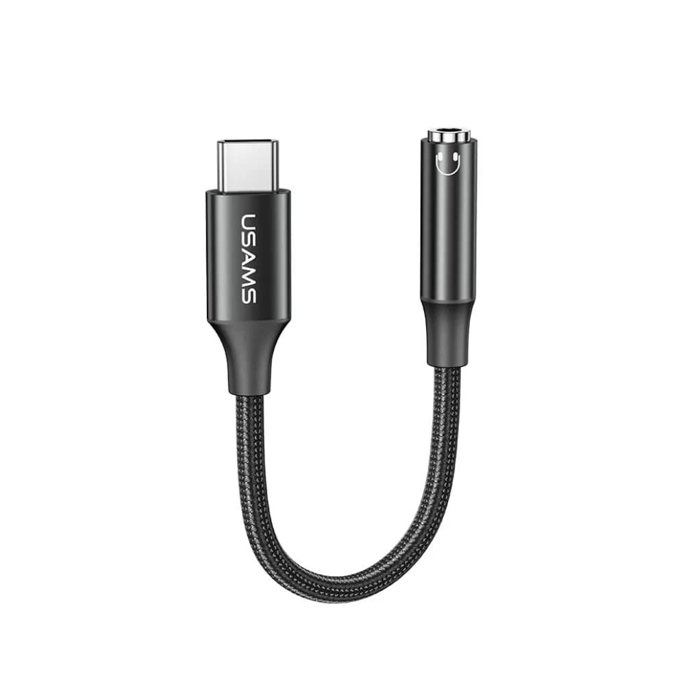 Usams US-SJ599 AU16 Type-C to 3.5DC Audio Dongle (DAC Support)