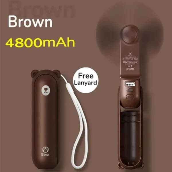 JISULIFE F8X Mini Fan Portable Fan