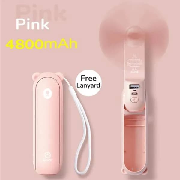 JISULIFE F8X Mini Fan Portable Fan
