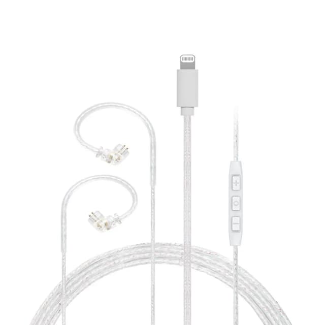 JCALLY PJ5 Lighting 5N OFC Silver-plated Earphone Cable C100 Chip Support Microphone