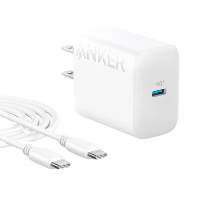 Anker 20W USB C Fast Wall Charger with Type C to C Cable