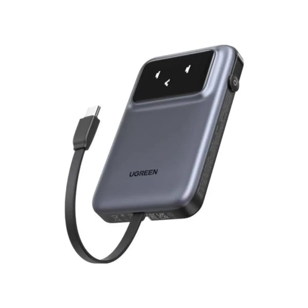 UGREEN Uno 10000mAh 30W Power Bank with Built-in USB-C Cable