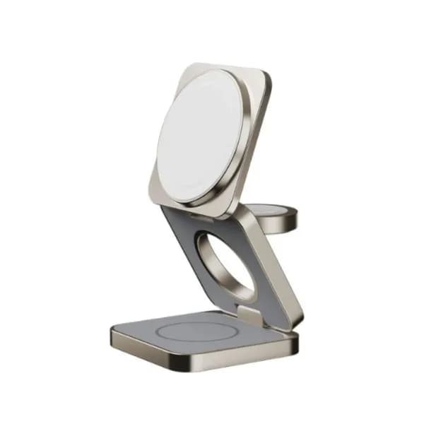 MOMAX Q2.Mag 3-in-1 Foldable Qi2 15W Magnetic Wireless Charging Stand