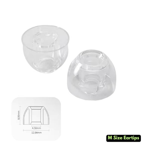 EPZ M100 Liquid Silicone Eartips for IEM Earphone Bluetooth Earbuds