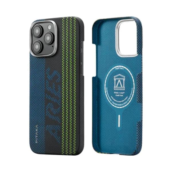 Pitaka Aries Tactile Woven Case for iPhone 16 Pro / 16 Pro Max -Credit Card