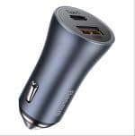 Baseus Car Charger With Type-C to Lightning
