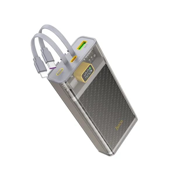 Hoco J104A 22.5W Fully Compatible Power Bank With Cable (20000mAh)