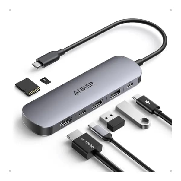 Anker USB-C Nano Hub 7 in 1 4K HDMI (A83D2)