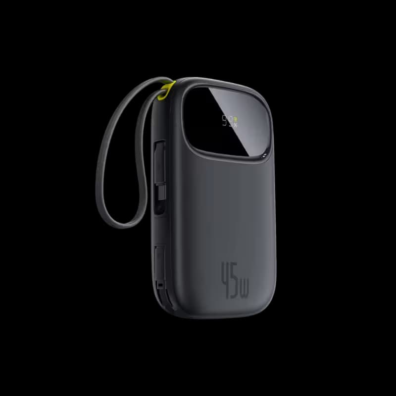 Baseus QPow 3 45W/22.5w Power Bank EnerFill FC31 Built-in Type-C & Lightning Cable 20000mAh