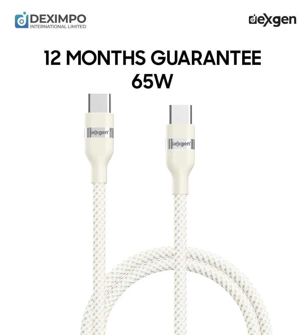 Dexgen USB-C To Lightning And USB-C Braided Cable