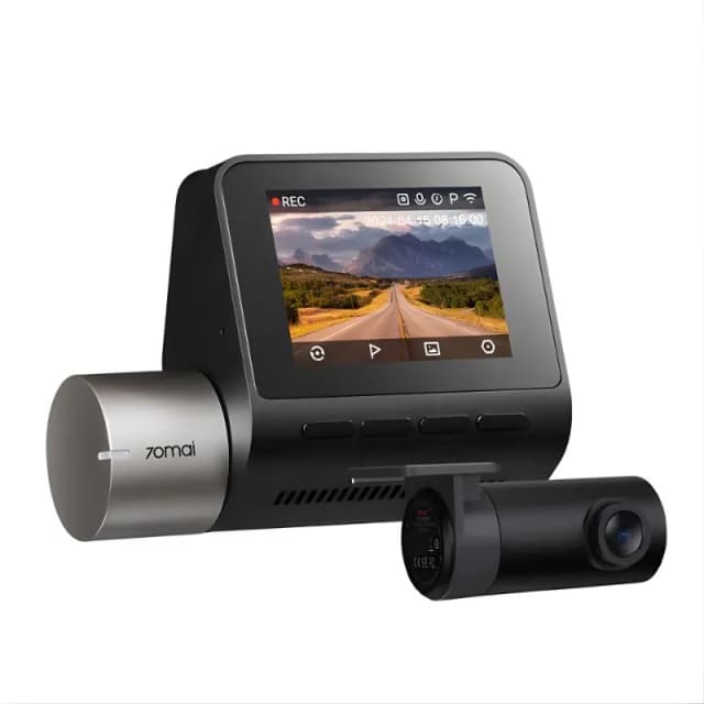 70Mai Dash Cam A510 4G Dual Channel Dash Camera front & back Set