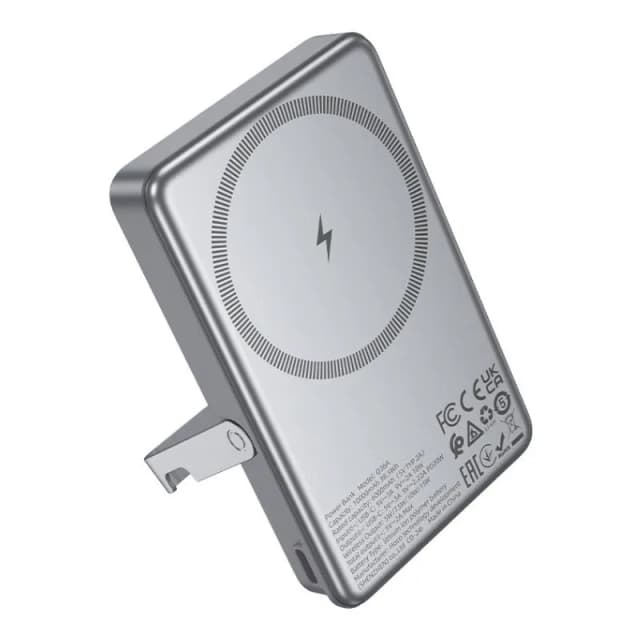 Hoco Q36A 10000mAh MagSafe Power Bank with Rotatable Kickstand | Fast Wireless Charging for iPhone