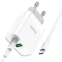 Hoco C80A 20W Dual Port Charger Adapter