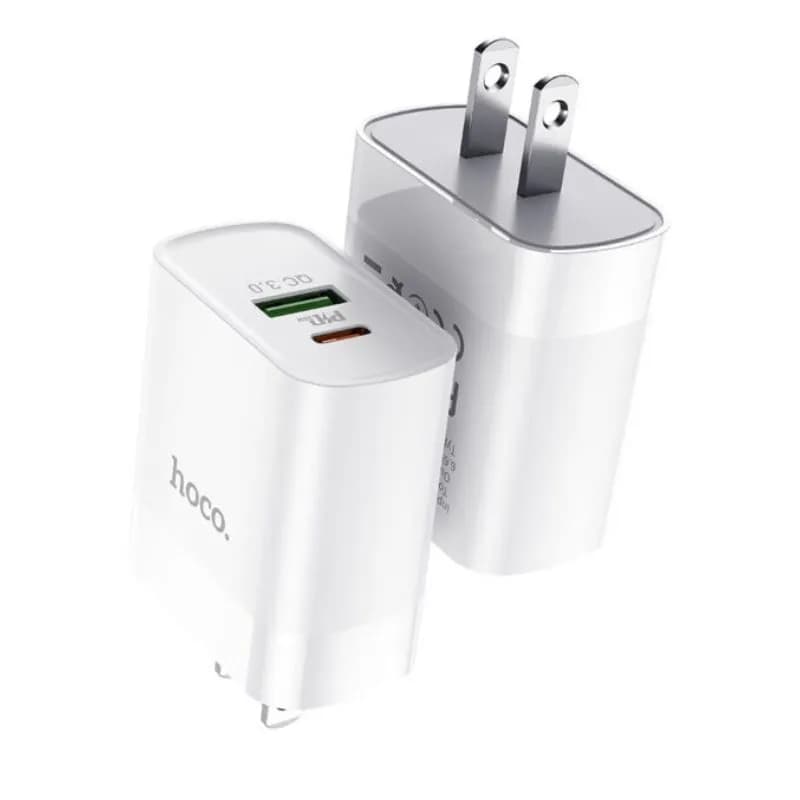 HOCO C80 Fast Charger 18W Dual Port Adapter