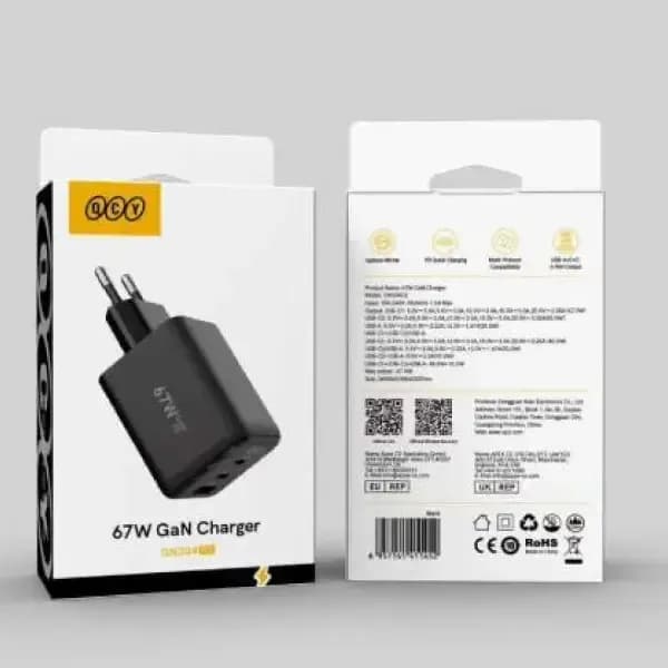 QCY GN304EG 67W GaN Charger