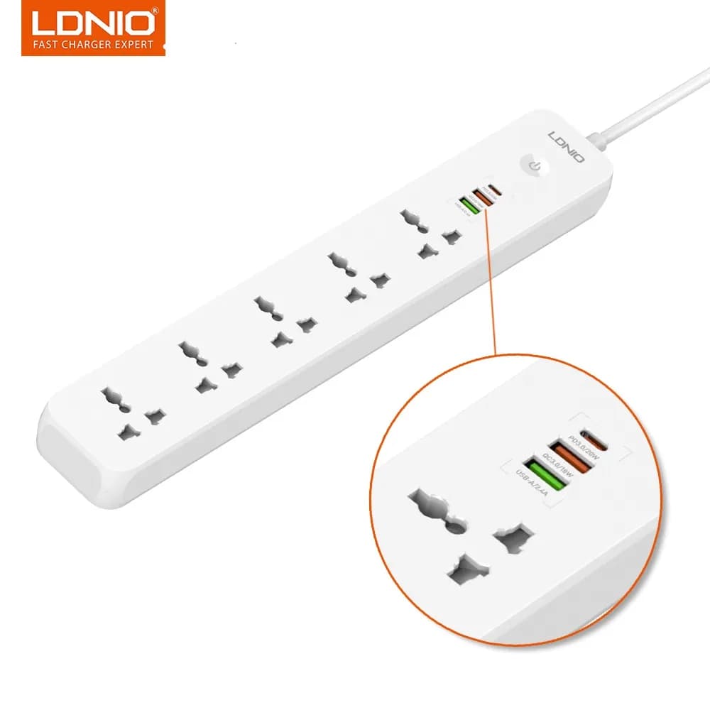LDNIO SC5319 Multi Socket Extension Lead