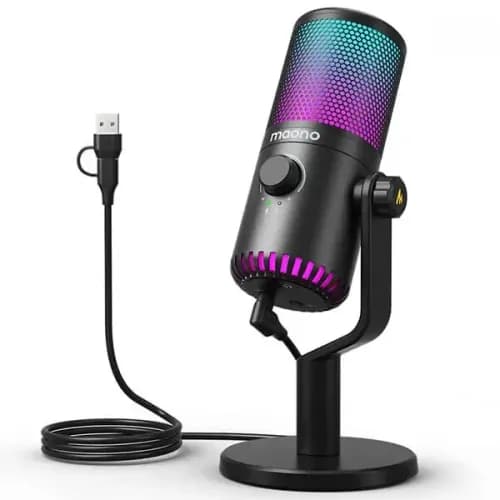 MAONO DM30 RGB Gaming USB Microphone with Cardioid