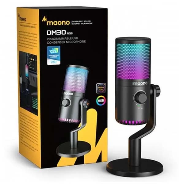 MAONO DM30 RGB Gaming USB Microphone with Cardioid