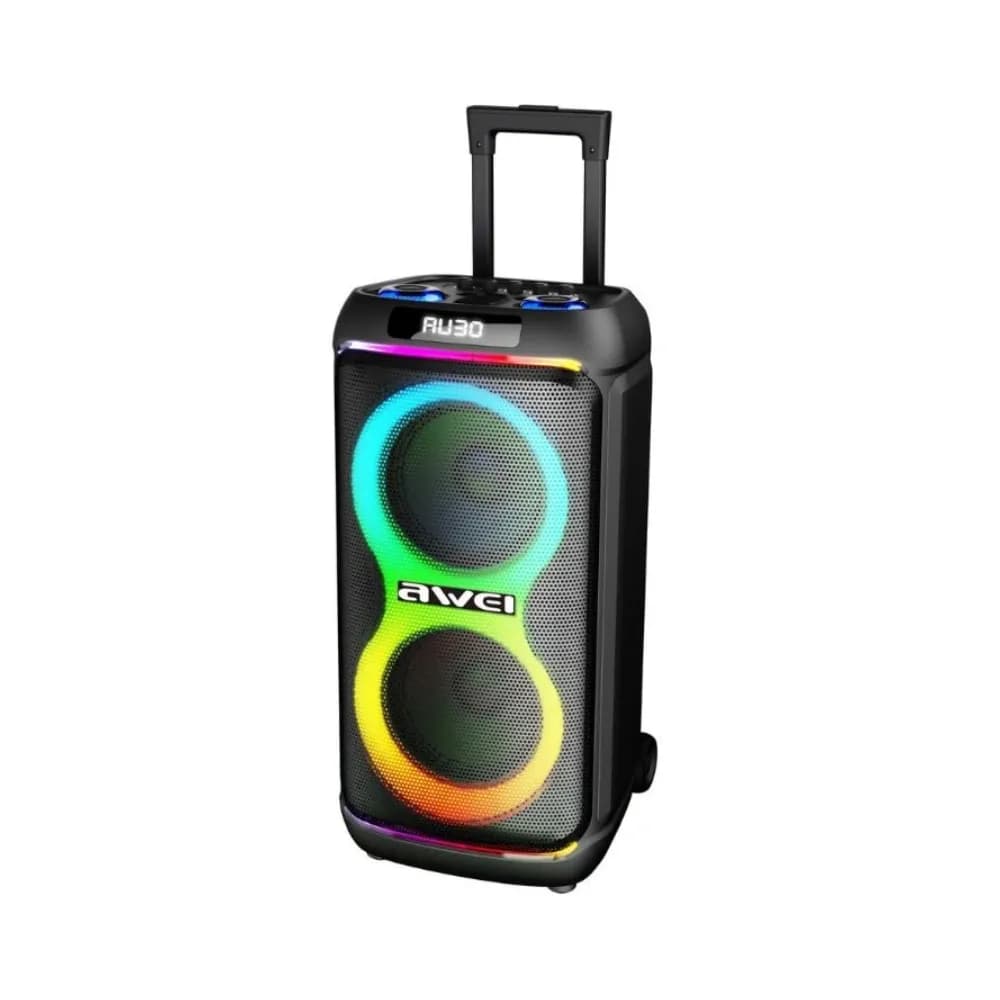AWEI KT33 Bluetooth Trolley Speaker with 2 Microphones