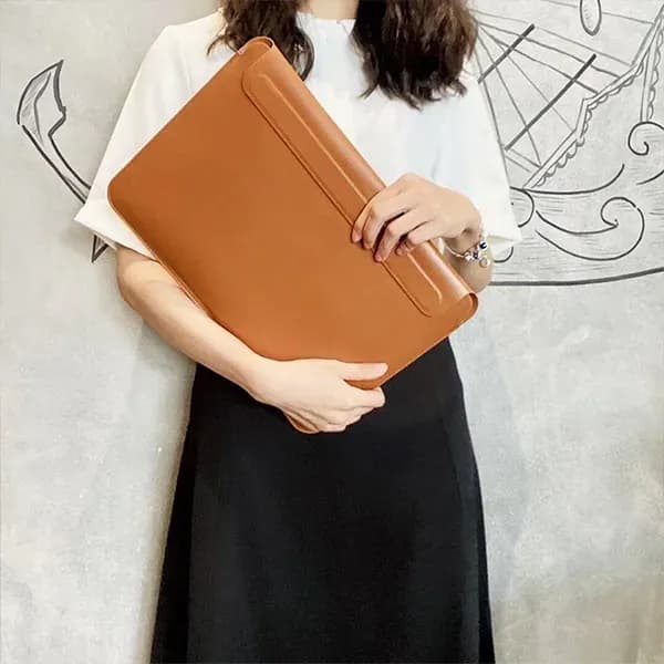 WiWU SKIN Ultra PU Leather Stand Sleeve for MacBook