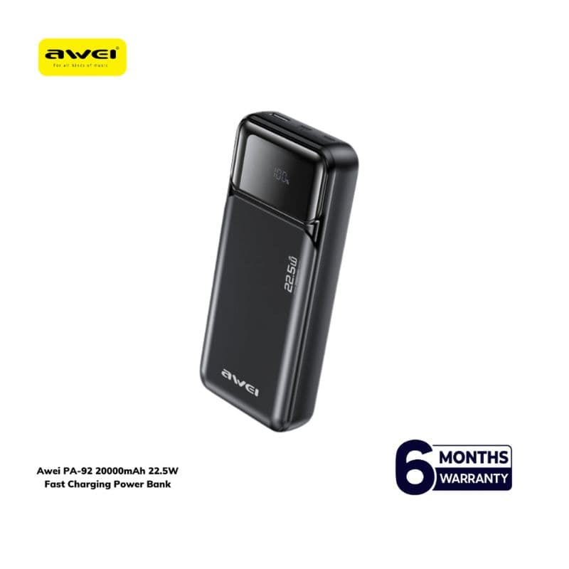 Awei PA-92 20000mAh 22.5W Power Bank Price BD