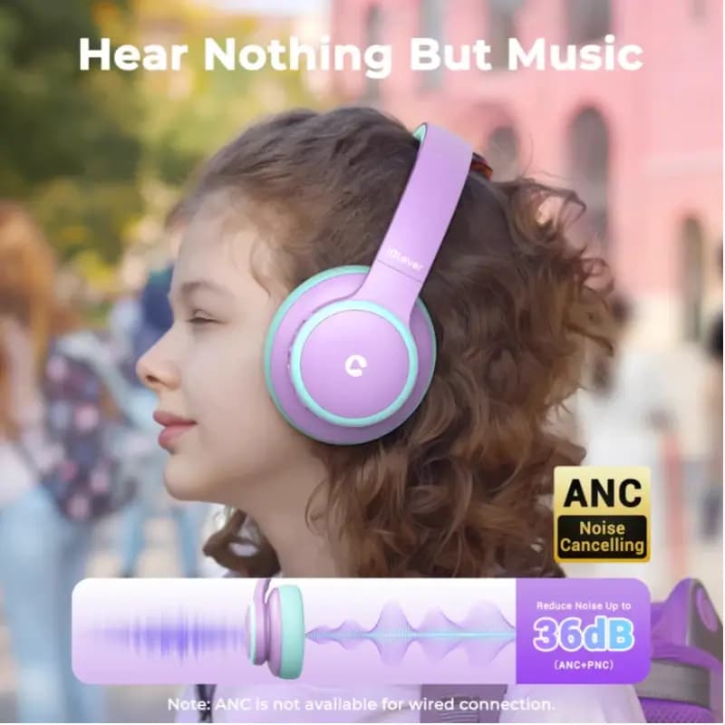 iClever BTH26 Active Noise Cancelling Wireless Headphones