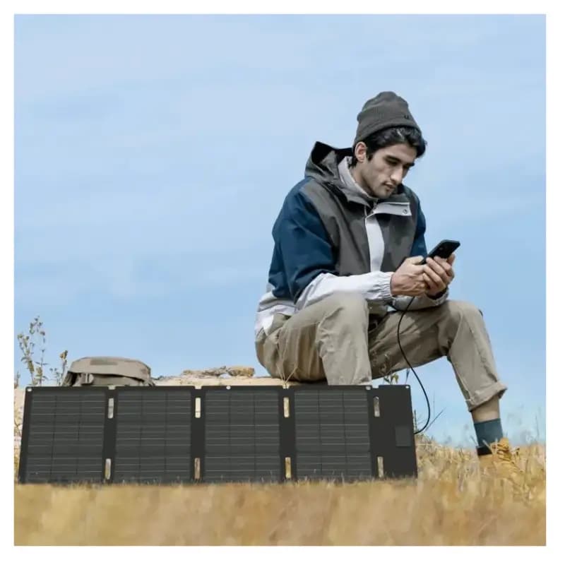 EcoFlow 45W Foldable Solar Panel with 25% High-Efficiency TOPCon Cells