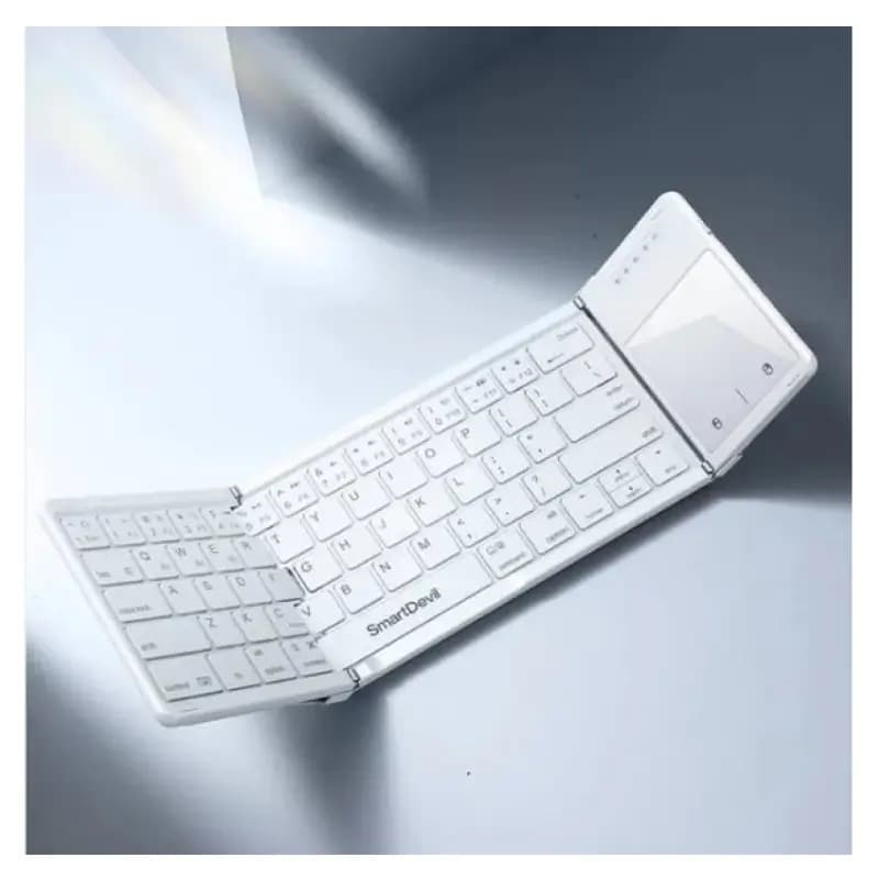 SmartDevil Tri-Fold Wireless Bluetooth Keyboard with Touchpad