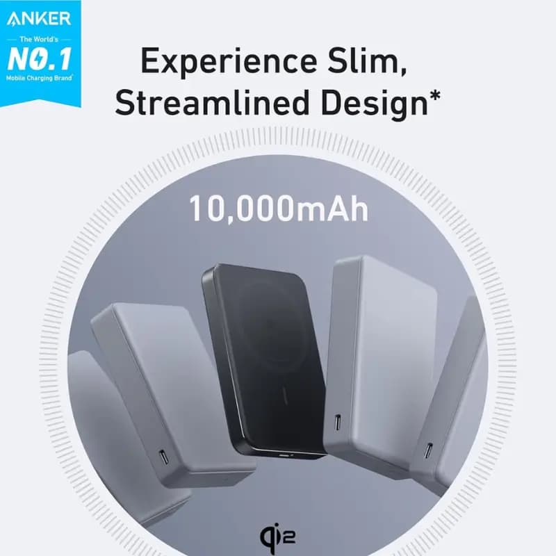 Anker MagGo 10,000mAh Qi2 Wireless Portable Power Bank