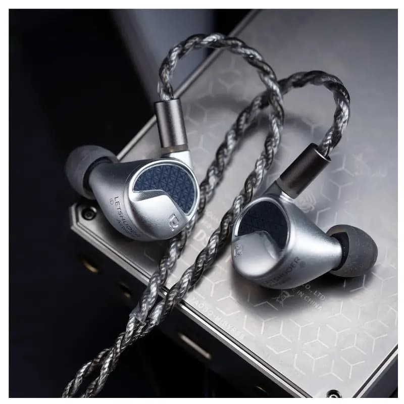 LETSHUOER Astralis Ring-Type Planar IEM Earphones with 0.78mm 2-Pin Cable