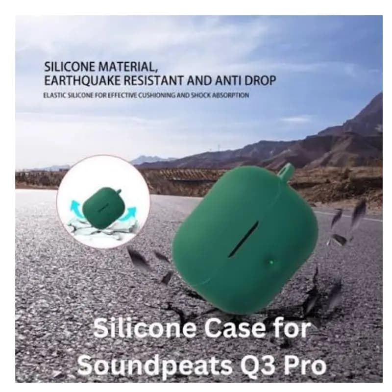 SoundPEATS Q3 Pro Soft Silicone Full-Body Protective Case