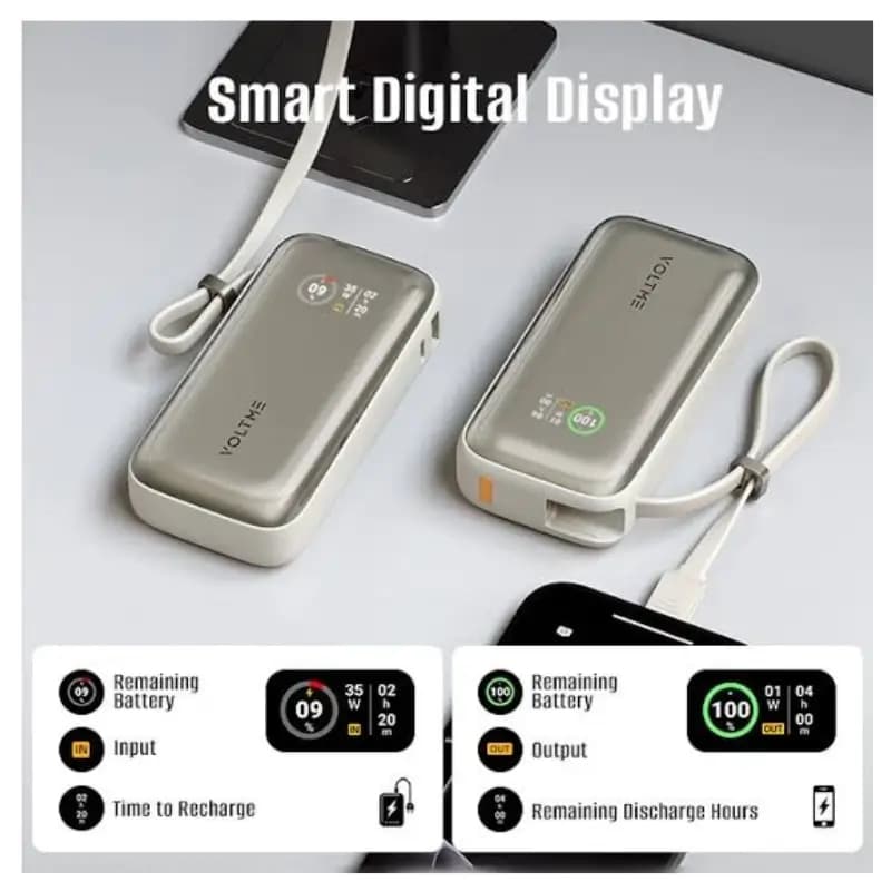 VOLTME Hypercore Z 10K 10000mAh Power Bank with 30W Fast Charging