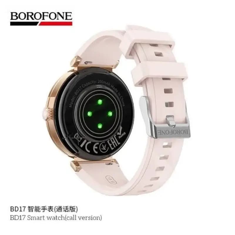 Borofone BD17 Bluetooth Calling Smartwatch with Heart Rate Monitor