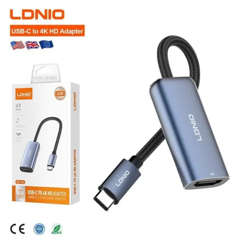 LDNIO HD-10C USB-C to HDMI Adapter with 4K Ultra HD Output