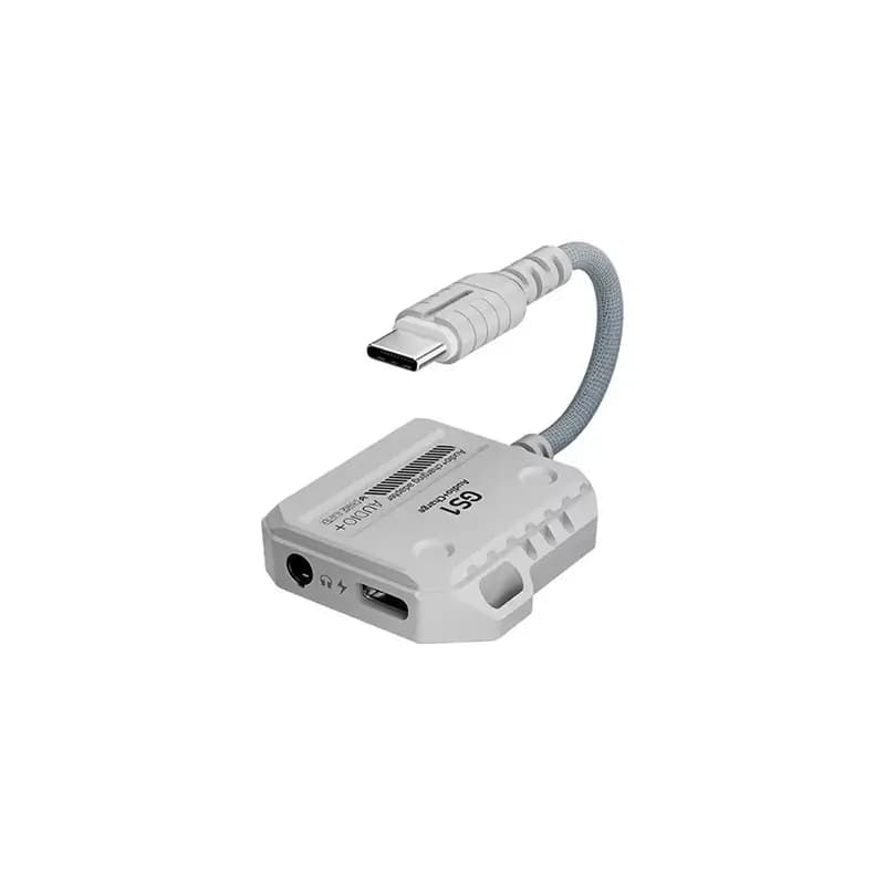 PLEXTONE GS1 2-in-1 USB-C Gaming Adapter