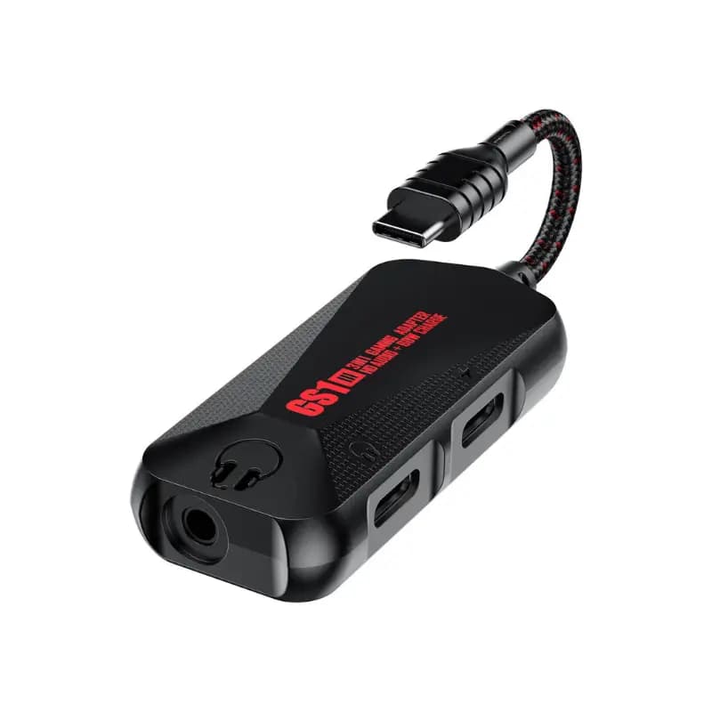 PLEXTONE GS1 Mark III USB-C to 3.5mm Gaming Adapter