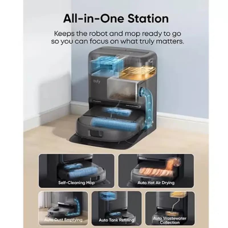 Anker eufy Omni C28 Robot Vacuum With HydroJet Mop System