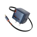 LDNIO Q10 65W GaN Fast Charger with Retractable Cable