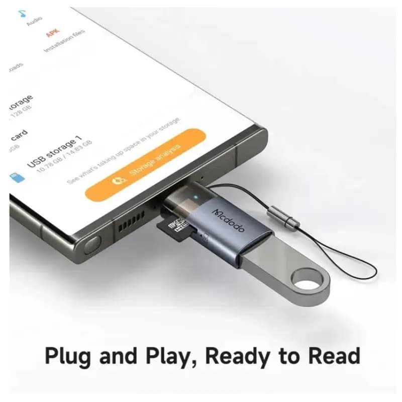 Mcdodo OT-760 USB-C OTG Adapter with TF Card Reader