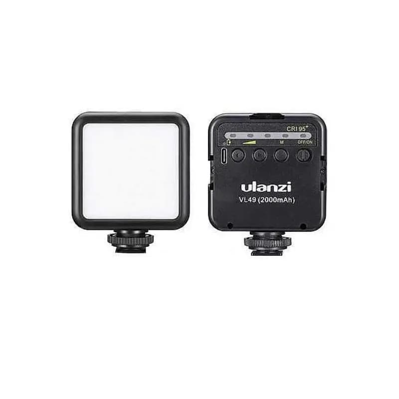 Ulanzi VL49 Mini RGB LED Video Light with CRI 95 and Magnetic Mount