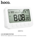 HOCO HX44 Smart Digital Alarm Clock with LED Display and Indoor Thermometer