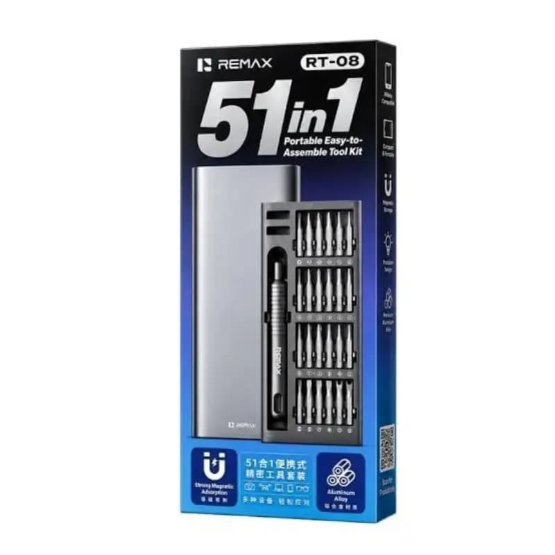 REMAX RT-08 51-in-1 Professional Precision Screwdriver Repair Tool Kit