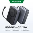 UGREEN PB567 20000mAh Qi2 Magnetic Power Bank