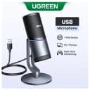 UGREEN CM769 USB Condenser Microphone with AI Noise Reduction and RGB Lighting