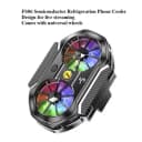 GUQILE FS06 Dual Cooling Phone Cooler with RGB Light & Digital Display